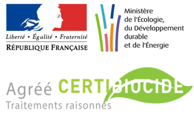 Agréé Certibiocide - Ministère de l'Écologie